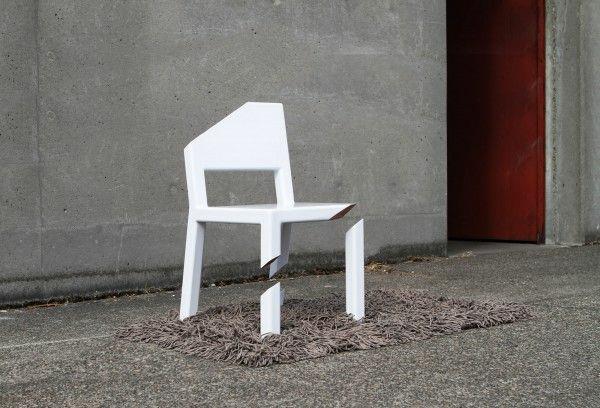 mitkä ovat optiset harhat valkoinen design -tuoli
