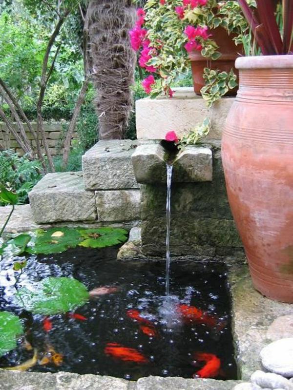 vesi ominaisuus puutarha lampi altaan