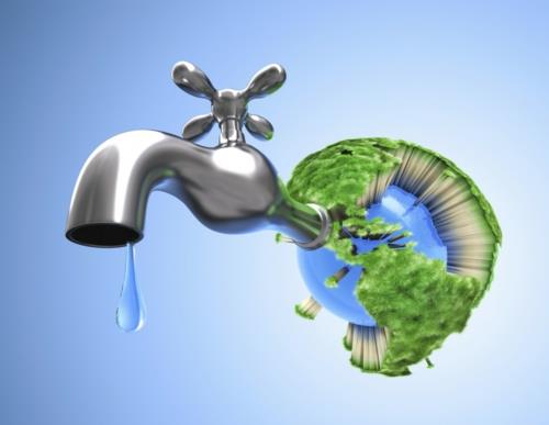 säästää vettä hana keittiö kotitalous ympäristötietoinen