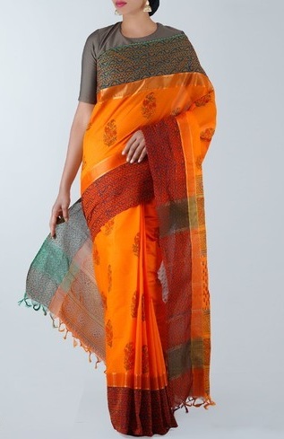 Tervező Kanchi Cotton Saree