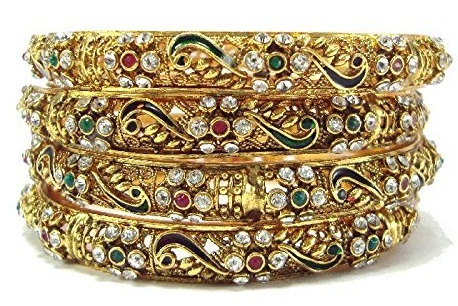 Kundan Bridal Bangles Set