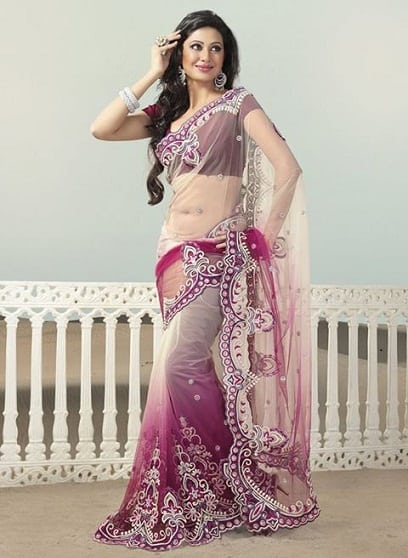 Glamour Net Saree