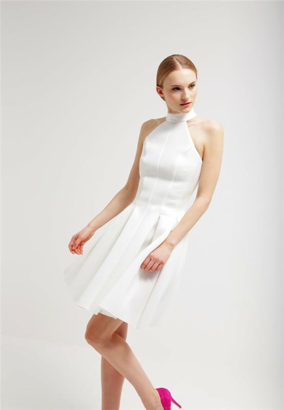 valkoiset vaatteet valkoinen mekko zalando naisten muoti effektovll