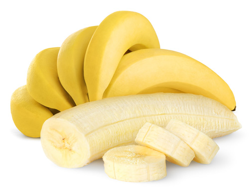 Bananfrugter, der øger vægten
