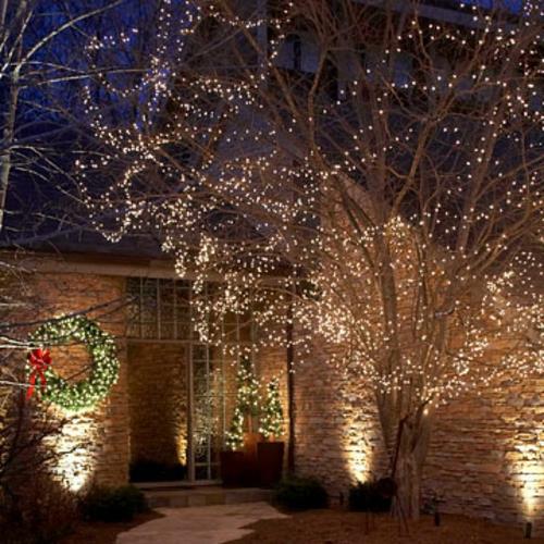 joulun loistaa puu keiju valot suunnitteluidea juhlava