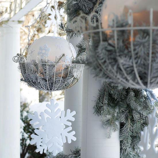 joulukoriste koristeet lumihiutale valkoinen
