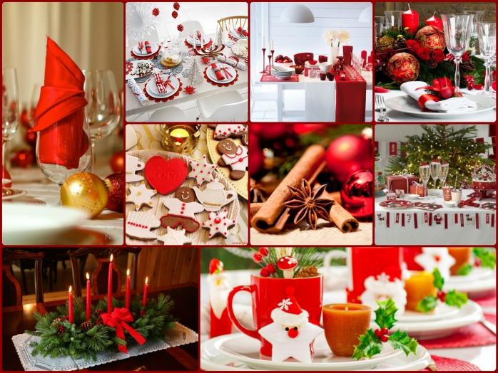 Ideoita joulupöydän koristeluun kotitekoisia pöytäkoristeita