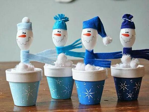 joulun käsityöt lasten kanssa käsityöideoita joulun lumiukkoille
