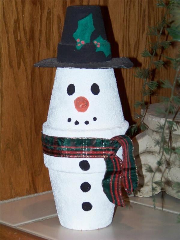 joulua käsitöitä lasten kanssa perusmuotoja lumiukko