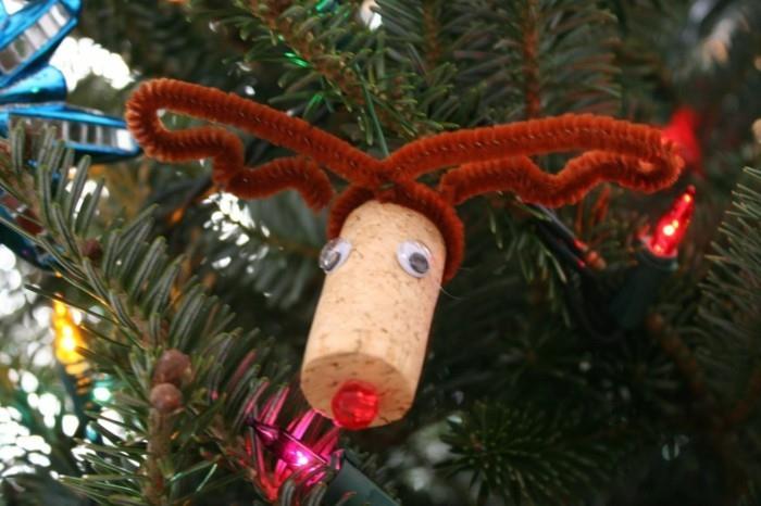 joulukäsityöt lasten kanssa Rudolf joulupallot