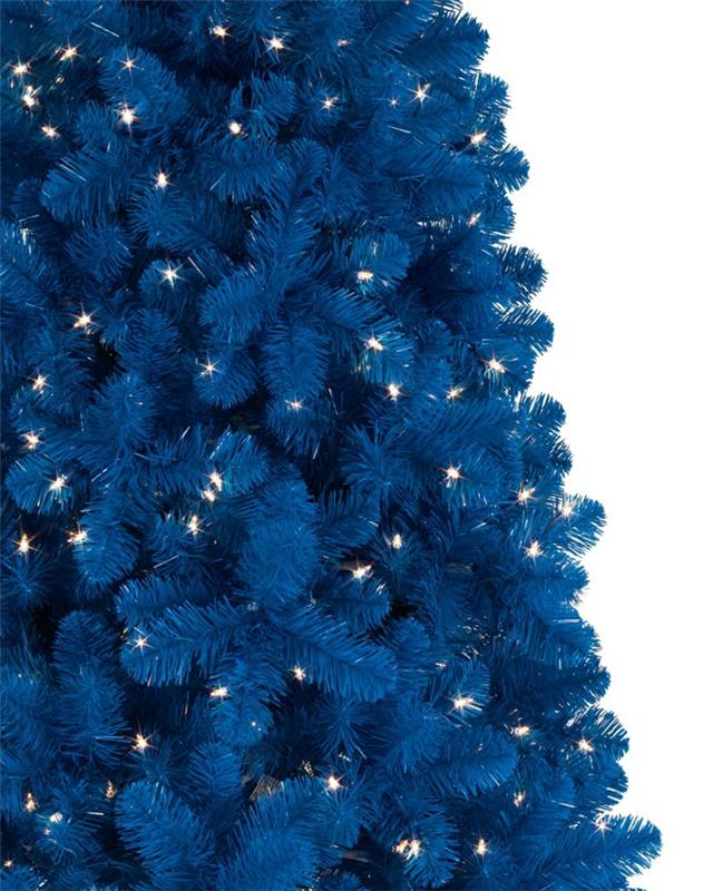 joulukuusi keinotekoinen keinotekoinen joulukuusi testi seinän läpi seinätarra sininen puu