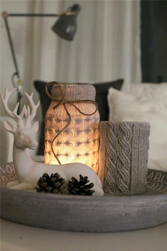 ideoita joulukoristeisiin skandinaaviseen tyyliin kodikkaat valot