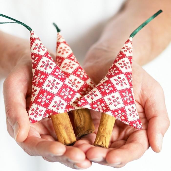 ompele joulukoristeita ja tee itse riippuvia koristeita kuusista