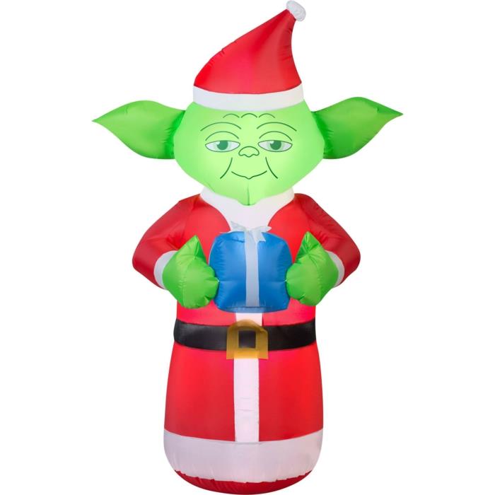 joulukoristeita joulukoristeita keiju valot kukkaruukut yoda