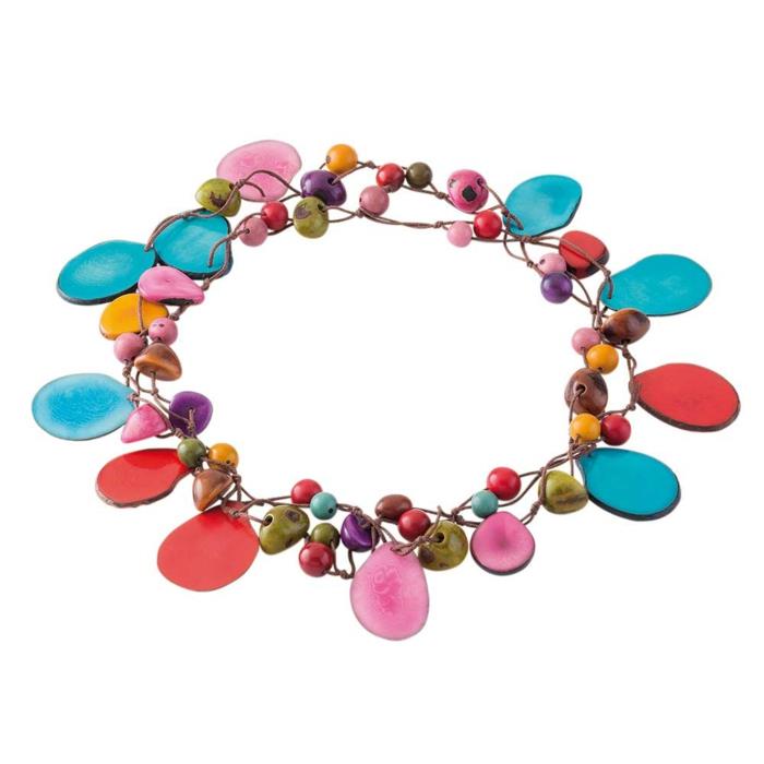 joululahjaideat reilun kaupan kaulakoru tagua stones dwp