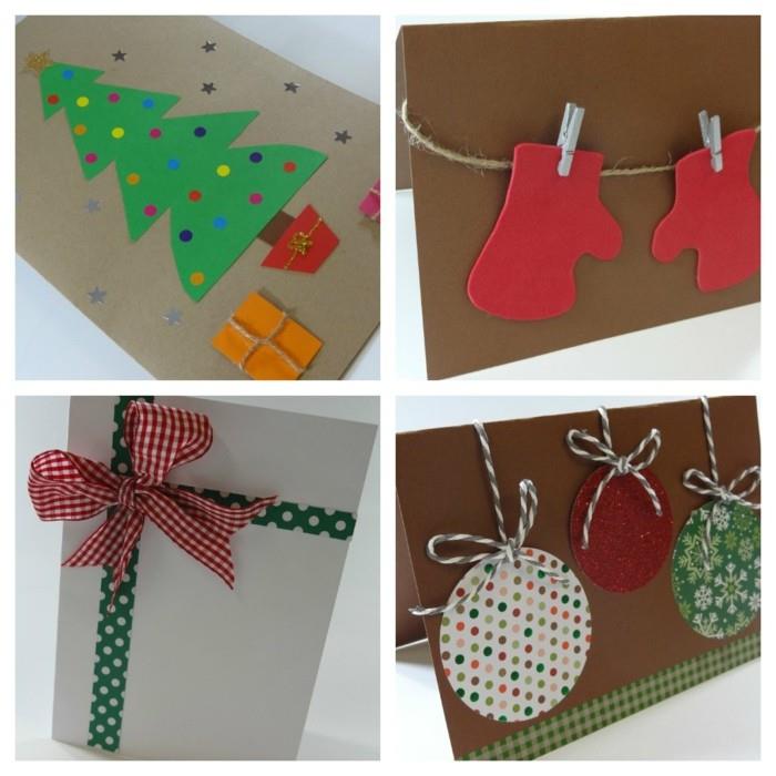 tinker joulukortit diy käärepaperi