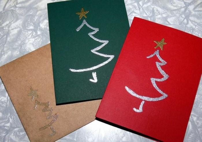 tinker joulukortit paperi piirtää joulukuusi