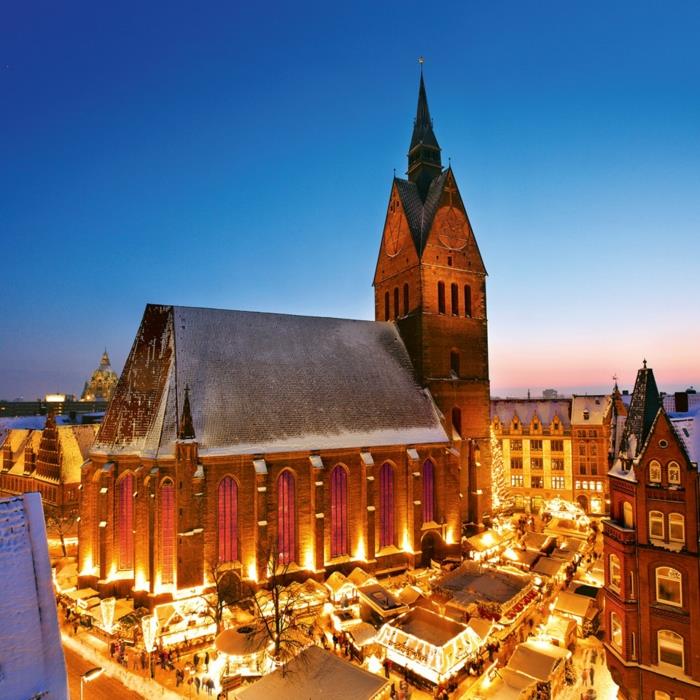 joulumarkkinat wienin joulukoristeet kauniit joulumarkkinat hannover marktkirche