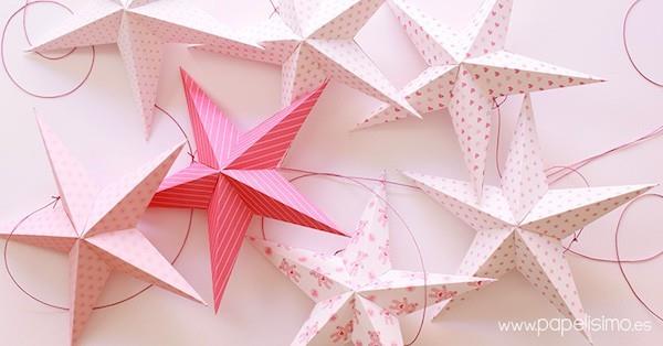 joulutähdet paperista tehty origami -joulu