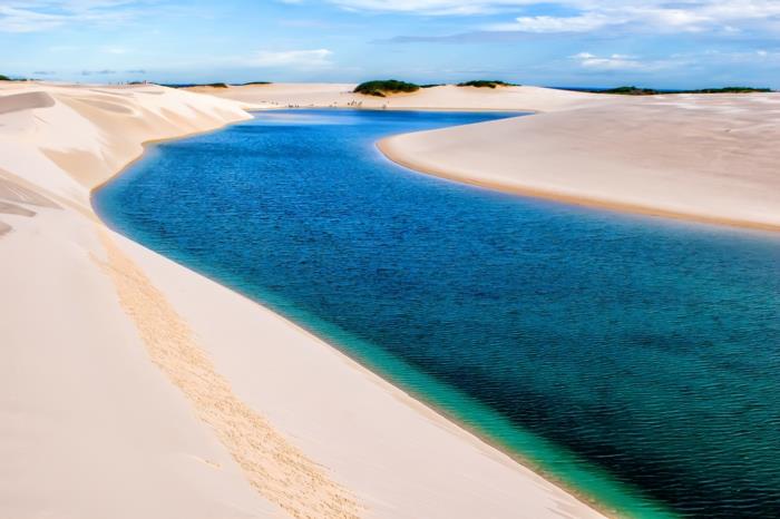 Lençois Maranhensesin siniset laguunit