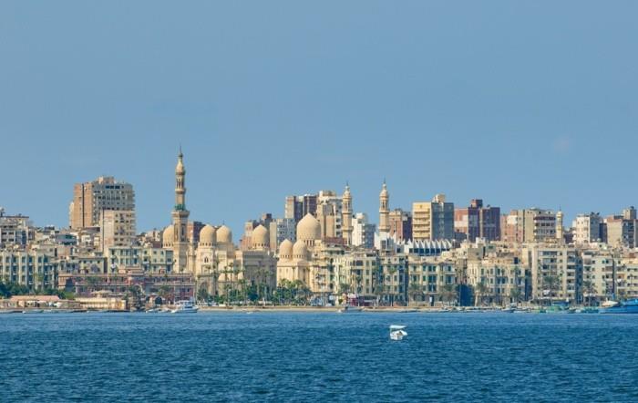 maailmanmatkailu alexandria panoraamanäkymä jalusta matka egypti