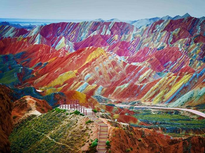 maailmanmatka Kiina zhangye danxia matkakohde aasia