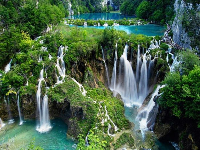 maailmanmatkailu Eurooppa kroatia plitvice lakes vesiputouksia