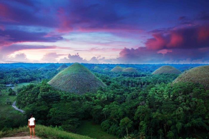 maailmanmatkailu matkakohde filippiinit bohol chocolate hill