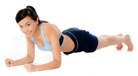 Vinyasa Yoga Asanas og fordele-planke øvelse 1