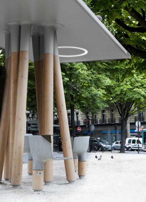 wifi Internet -asema Pariisi Tekninen kehitys Innovaatio puu