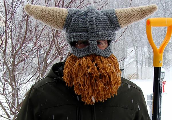 talvihatut viking sarvet hattu