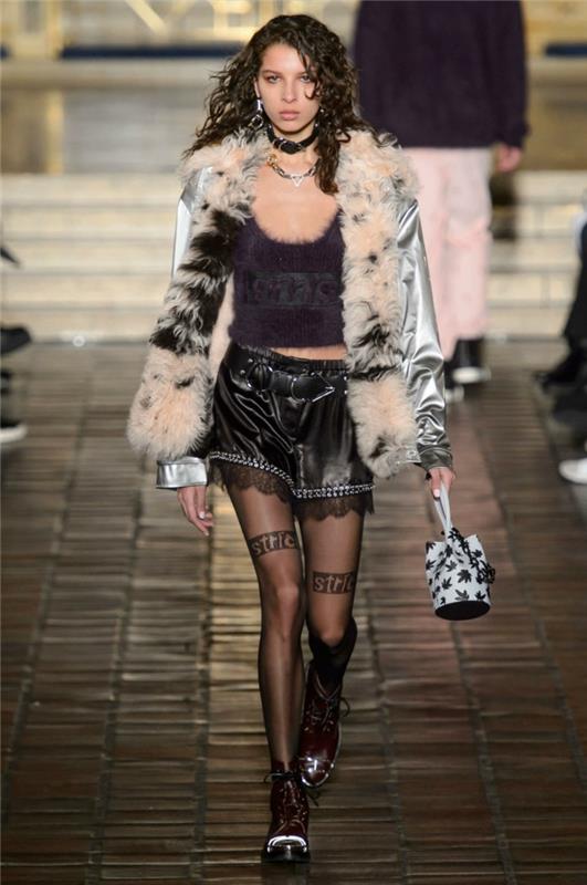 talvikausi trendikäs muoti turkis talvikokoelma alexander wang