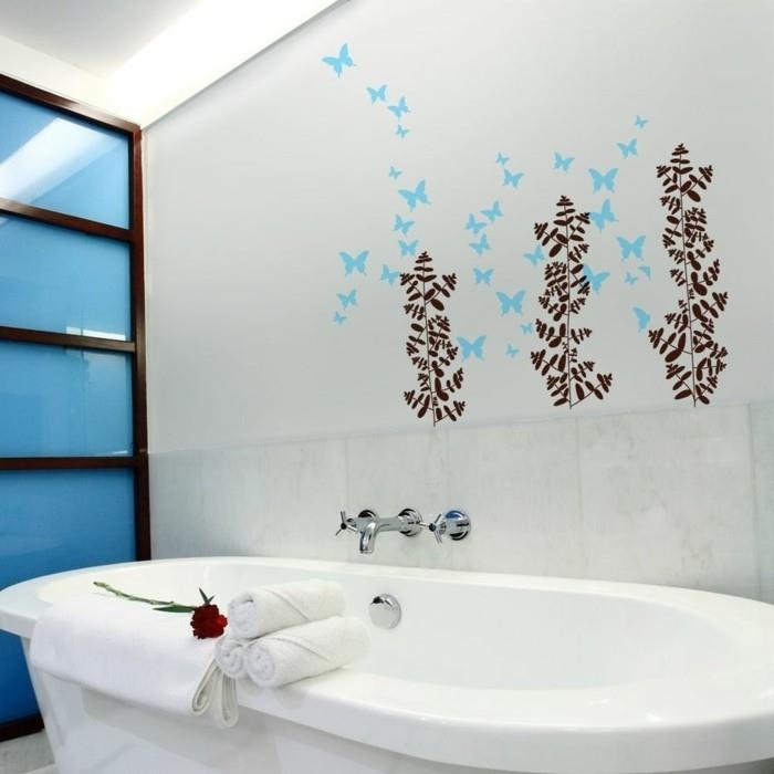 koristele seinät sisustusideoita kylpyhuone