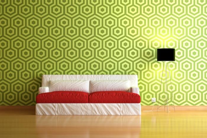 design seinät graafisesti kuvio vihreä taide