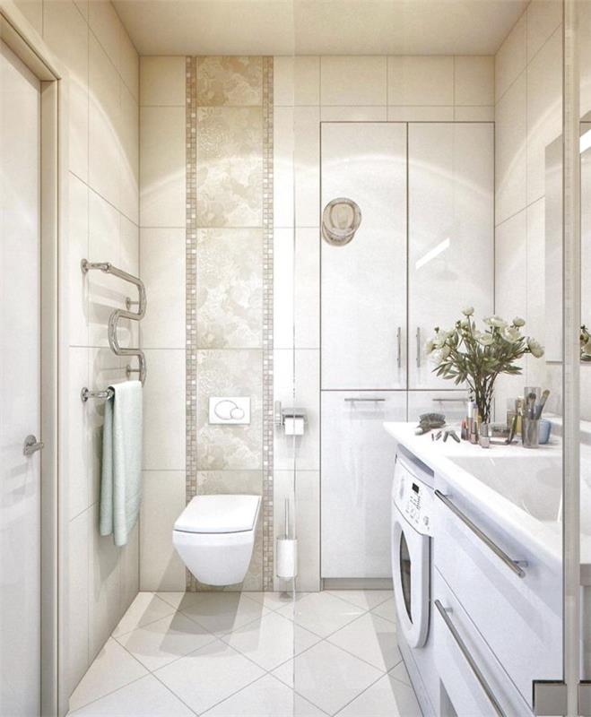 kodin sisustusideoita kylpyhuoneen ideoita seinän suunnittelu kirkkaat laatat roomalaiseen tyyliin