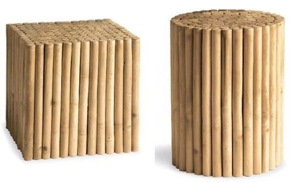 bambu huonekalut koristelu bambu puu jakkara