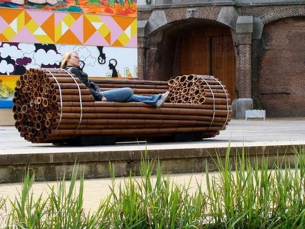bambu huonekalut koristelu bambu puu ulkokalusteet