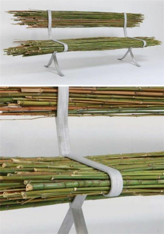 bambu huonekalut koristelu bambu puu penkki