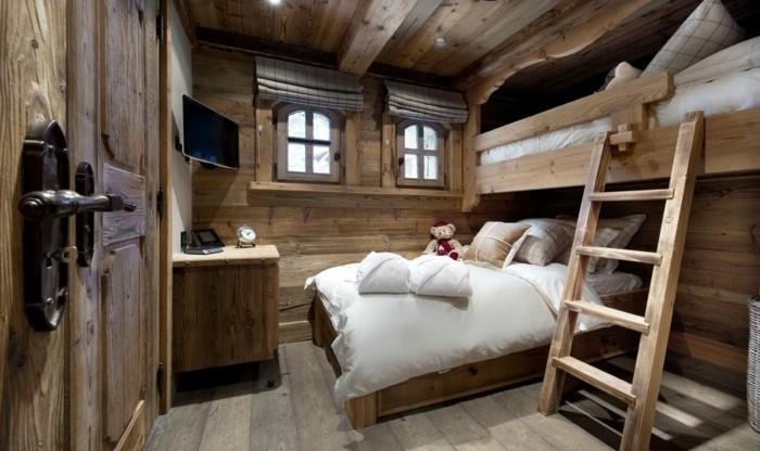 eläviä ideoita makuuhuone parvi sänky puulattia käytännöllinen sisustus