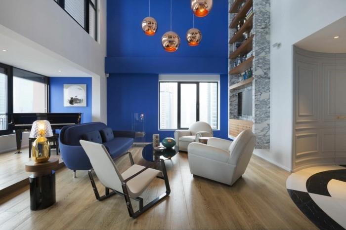 oloideat olohuoneen sininen seinäväri mukavat olohuoneen huonekalut