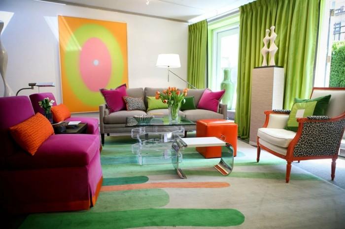 olohuoneet olohuoneen värilliset sisustusideat nykyaikaiseen olohuoneeseen