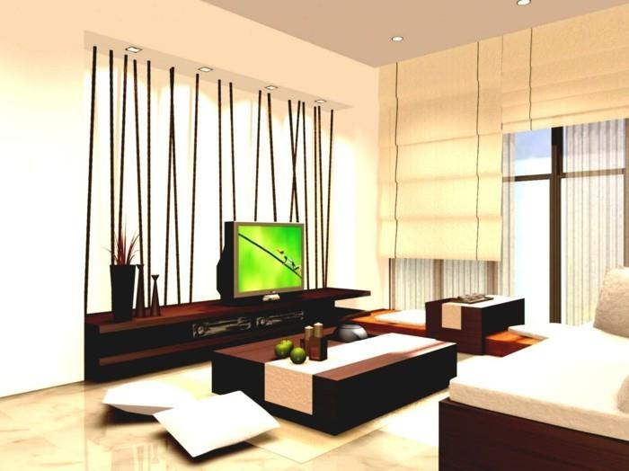 olohuone feng shui sisustusideoita tv