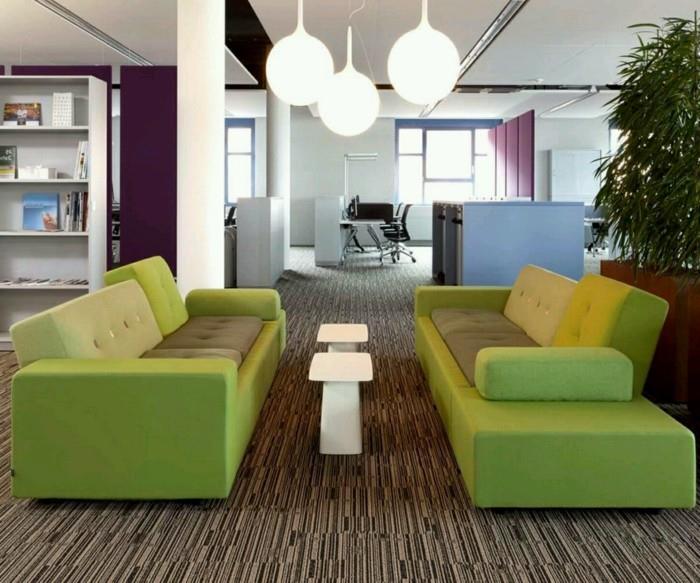 eläviä ideoita olohuoneen vihreät sohvat moderni lattia