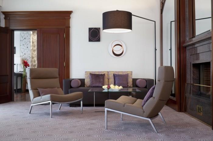 eläviä ideoita olohuoneen trendikkäitä värejä ja kauniita huonekaluja