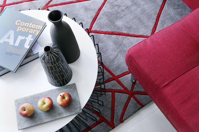 uudistaa olohuoneen sohvapöytä pyöreät elävät tarvikkeet koristeelliset maljakot