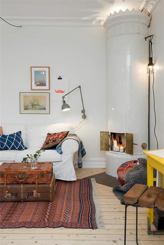 olohuoneen takkalamput halpa design -matto