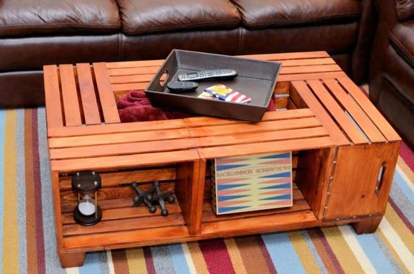 Rakenna oma olohuoneen sohvapöytä puulaatikoista