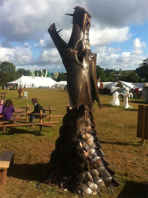 Rautasusi palo kuoppaan ulkoalue ideoita ideoita susi -ulkotakasta