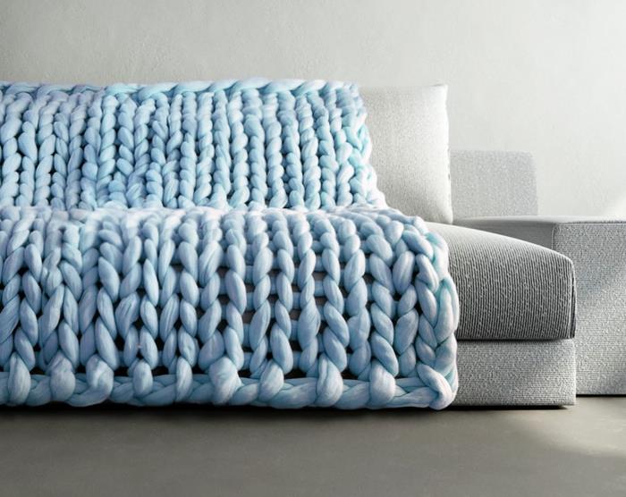 neulominen neulo sohva heittää päiväpeite