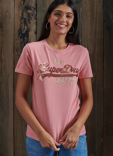 Superdry hímzett pólók nőknek